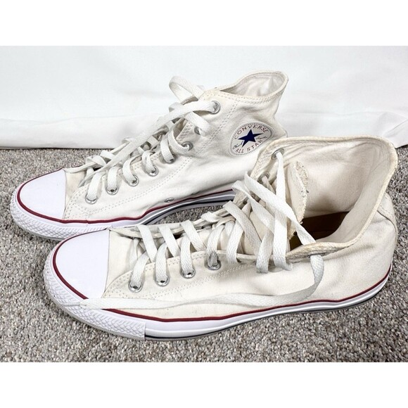 Converse Chuck Taylor All Star Hi High Top Shoes - Natural Ivory M7650 M11 / W13 - Picture 1 of 7